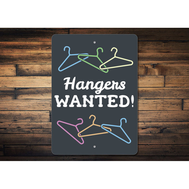 Lizton Sign Shop Inc Clothes Hanger Sign Wayfair Canada lizton-sign-shop-inc-clothes-hanger-sign-wayfair-canada